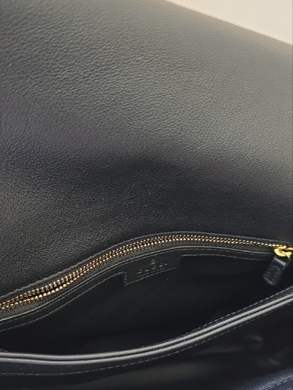 Gucci Blondie NM Handle Black Leather Bag With Gold Accents.  NWT - Picture 15 of 15